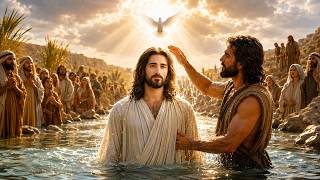 Jesus Baptized by John Full Movie | When the Holy Spirit Descended on Jesus at the Jordan