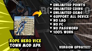 ROPE HERO VICE TOWN MOD APK [ NO PW ] || VERSION UPDATE!!! screenshot 2