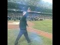 (2001) When President George W. Bush threw the first pitch at Yankee Stadium during the World Series