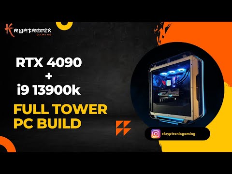 Ultimate Full Tower RTX 4090 + i9 13900K + Cosmos C700M custom PC building in India | Kryptronix