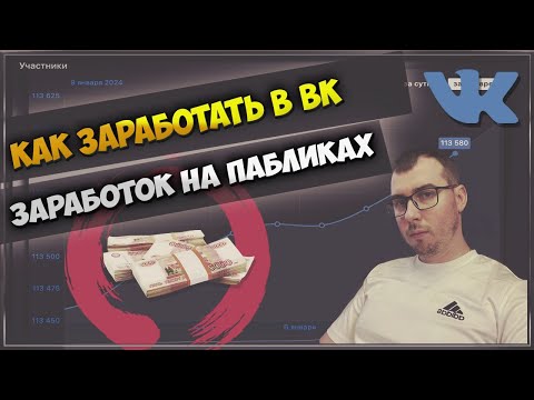 КАК ЗАРАБАТЫВАТЬ НА ГРУППЕ ВК | КАКОЙ ДОХОД С ПАБЛИКОВ ВКОНТАКТЕ