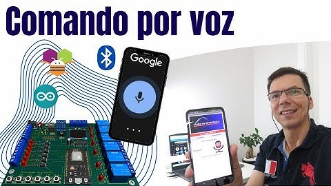 Controle seu ESP32 com Bluetooth, crie um Aplicativo no AppInventor e use a voz para comando.