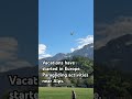 Vacations have started in Europe. Paragliding activities near Alps. #mountains #paragliding #sports