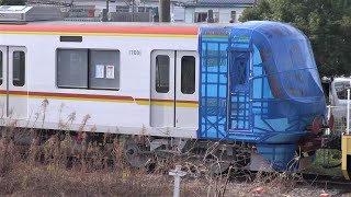 東京メトロ有楽町線・副都心線の新型車両17000系 日立製作所笠戸事業所を出場