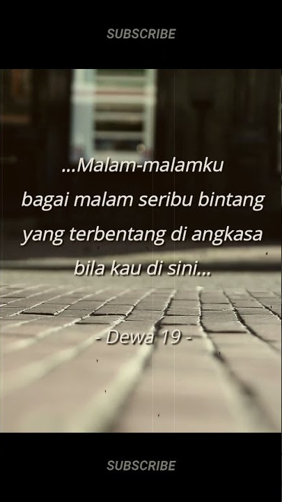 Quotes Lagu Roman Picisan Dewa 19 #Shorts