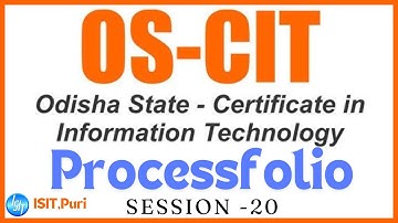 Session 20 | Process Folio|2024 New Syllabus| OS-CIT