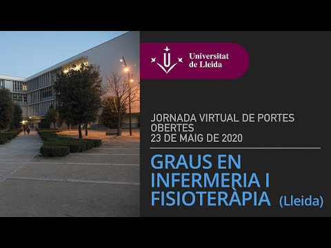 Portes Obertes UdL / Graus en Infermeria i Fisioteràpia (Campus de Lleida)