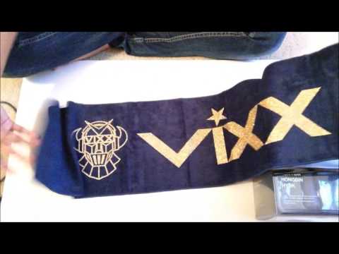 vixx-official-starlight-merchandise---slogan-towel-and-light-stick-unboxing