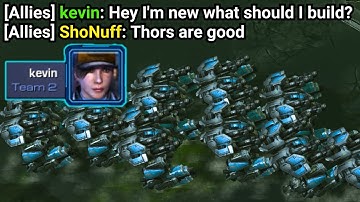 I Pretended To Be A Beginner In Ranked 2v2 (Starcraft 2)