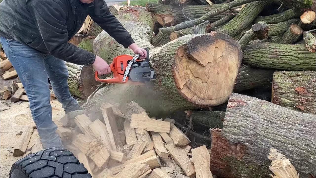 Husqvarna 545 mark 2 aan het werk zette. YouTube