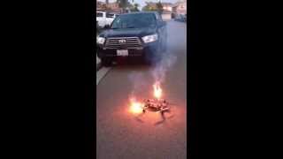 quadcopter crash - 4th of July 2013     dont fly drunk   (san marcos/san diego)