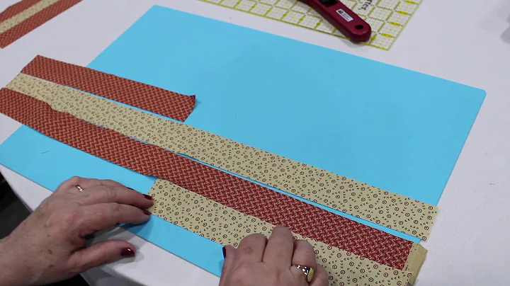 How to make a Nine Patch block with strips! Featur...