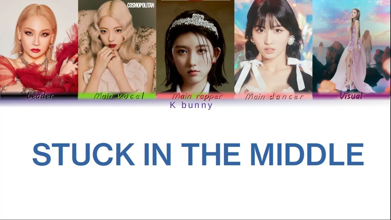 [REQUESTED] Stuck in the middle BABYMONSTER your girl group (5 members)
