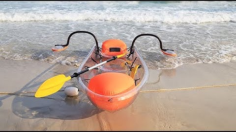 Single and Double Order Crystal Kayaks,#TransparentKayak Hits Different In Deep Water(T2) #crystal