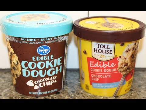 Kroger vs Nestle Toll House: Chocolate Chip Edible Cookie Dough Comparison & Review