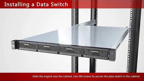 Huawei OceanStor Dorado V3 Series Installing a Data Switch