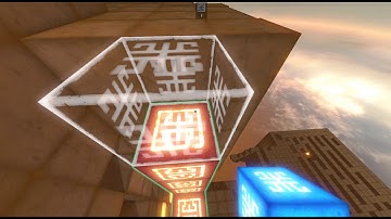 Qbeh-1 World 3 Lv 1-6 (All Golden Pyramids) (No Water) (Purple Cube Bug)