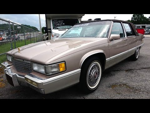 SOLD!!!! 1989 Cadillac Deville Fleetwood, 42K Original Miles, Factory Condition,$7,500