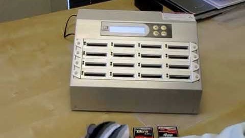 How to Duplicate CF Cards and View Activity Log with 916-g Golden Edition