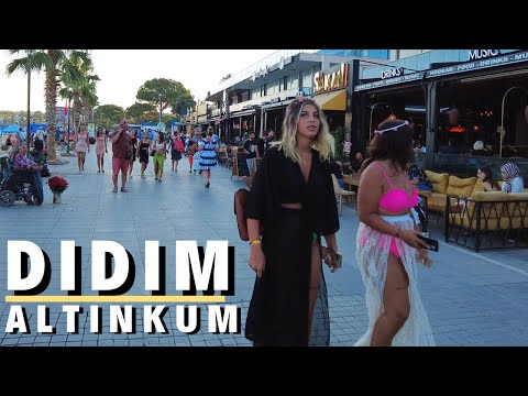 Didim ALTINKUM Evening Walk | August 2022 Türkiye [4K UHD 60 fps]