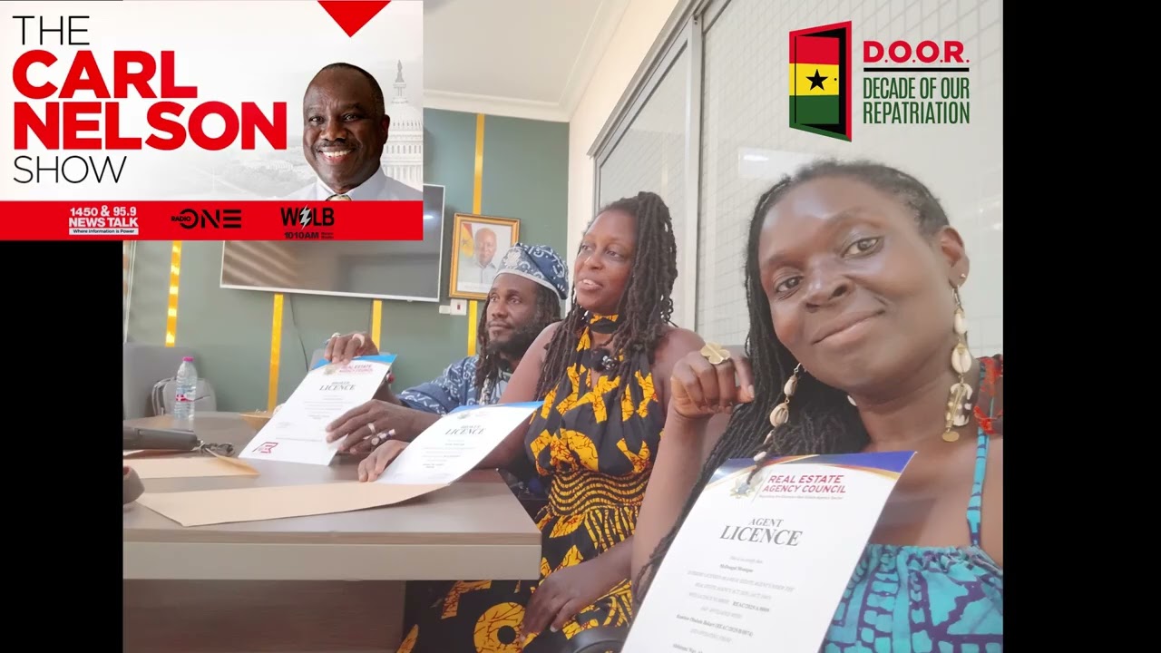 Carl Nelson Show: Ɔbenfo Ọbádélé, Nataki, & Kala Kambon on New Ghana Citizenship Requirement