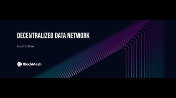 BlockMesh Depin project on Solana blockchain