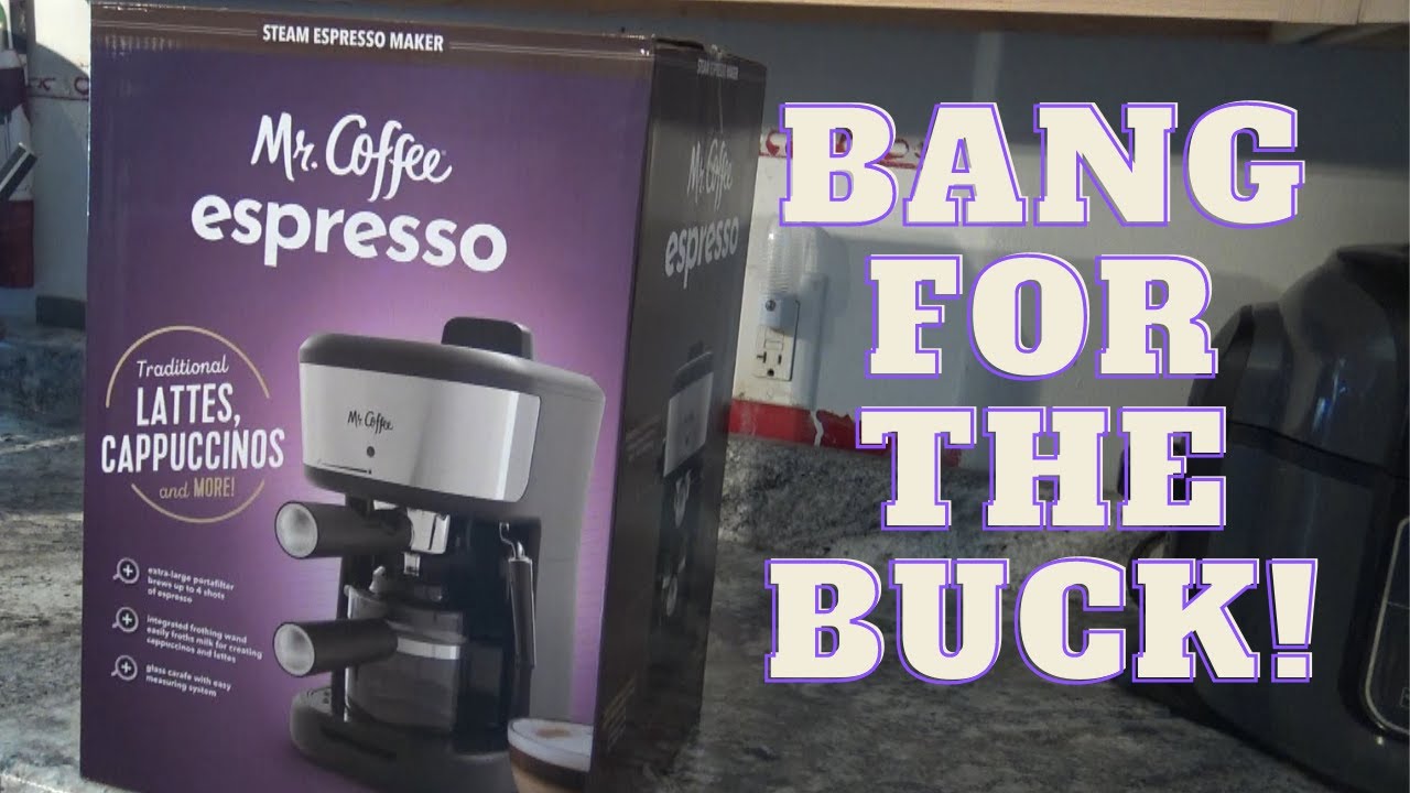 Best Buy: Mr. Coffee Steam Espresso Maker/Coffee Maker/Milk Frother Black  BVMC-ECM170