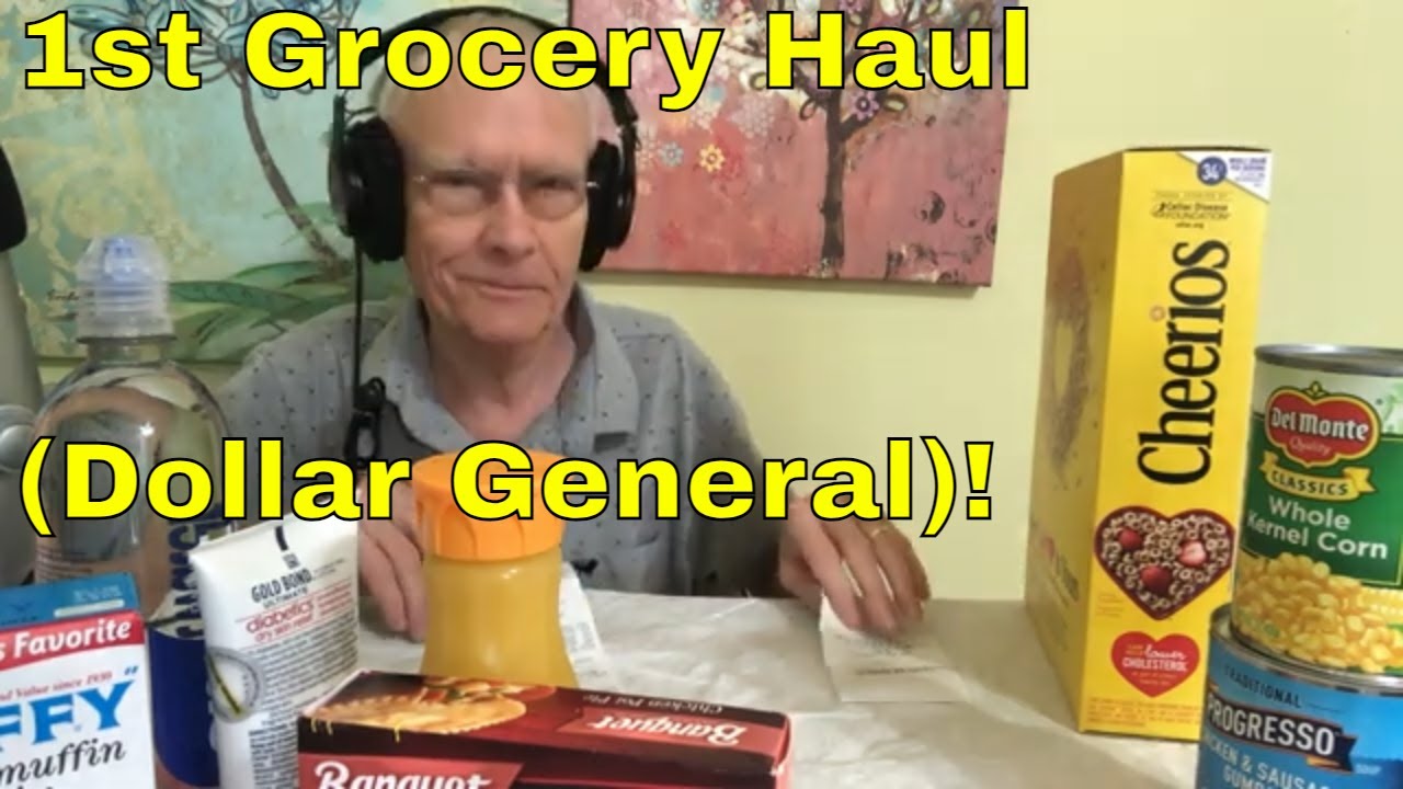 My FIRST Grocery Haul (Dollar General)! YouTube