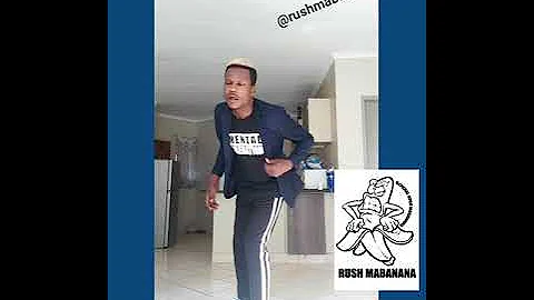 Makhadzi's dancer Rush mabanana with the new dance moves