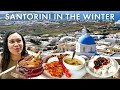 Food in Santorini, Greece! | Winter in Santorini Travel Guide!