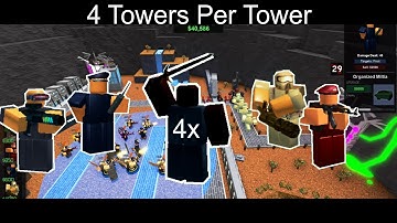 Roblox Tower Battles How far can you go with only 4 Towers