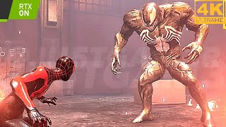 Marvel's Spider-Man 2 2023 - All Venom vs Miles Morales Cutscenes - Spider-Man Miles Morales PC MODS