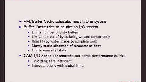 Warner Losh: Backpressure up the I/O stack - BSDCan 2017