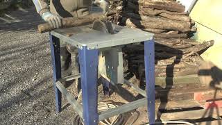 Cutting Firewood with Einhell Circular Saw!