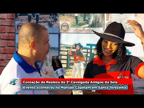 Entrevista com Mônica, candidata e eleita a realeza rainha da 3ª Cavalgada Amigos da Sela