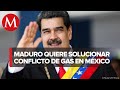 Maduro ofrece a AMLO abastecer de gas a México ante problemas con Texas