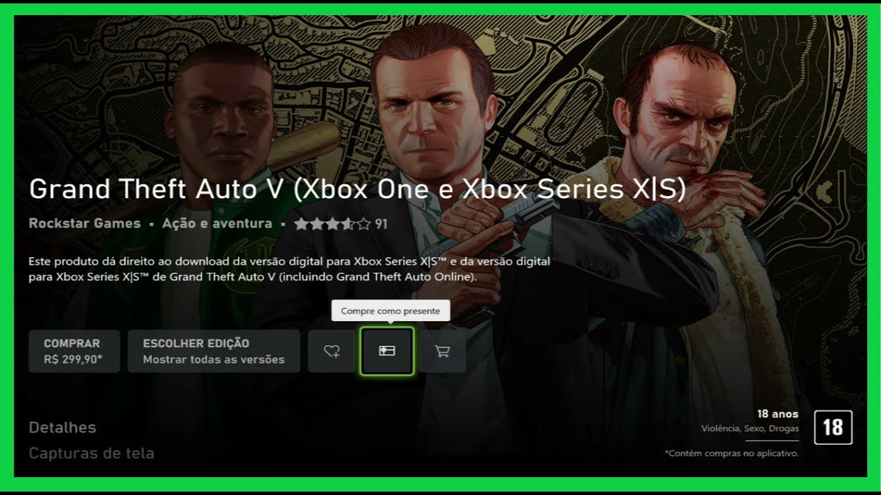 Como comprar um Jogo Digital do Xbox como Presente?