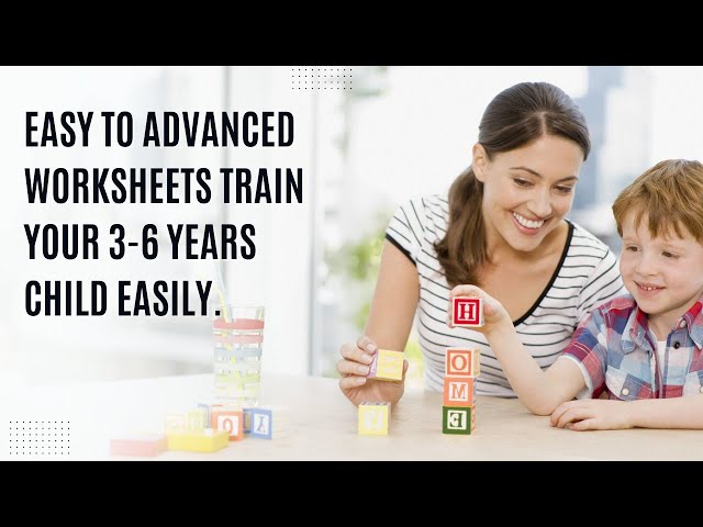 Worksheets for Cognitive Development | Train your 3-6 years child easily.