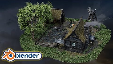 Blender 3 The Ultimate Medieval Scene Course | Learn Blender Today