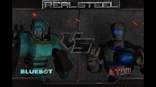 Atom Vs Bluebot |Low Cost Real Steel