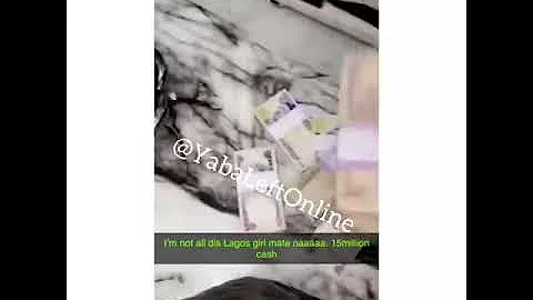 bobrisky Show off 15,000,000 Naira Cash