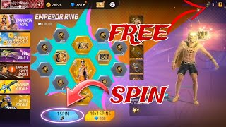 Emperor Ring Free Spin 💯 | Free Fire New Event Free Spin 😱