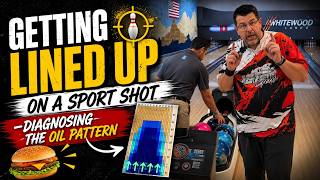 GETTING LINED UP ON A SPORT SHOT - Diagnosing the Pattern #bowling #bowlingvideos #bowlingcenter