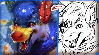 😱The HARDEST DESIGN I Ever Got As A Furry Artist: Art Process Explained!