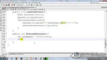 17 - Listas Simplemente Enlazadas, Borrar del Inicio (EDDJava)