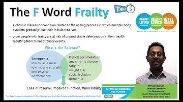 The F Word Frailty