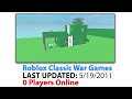 playing ROBLOX games from 12 years ago..