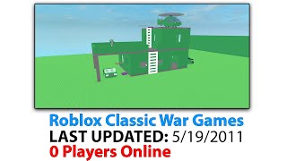 playing ROBLOX games from 12 years ago..