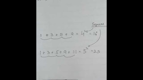 Trick of sum of odd numbers #shorts #mathtricks #exams