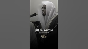﴿هُنالِكَ دَعا زَكَرِيّا رَبَّهُ﴾  .#ياسر_الدوسري | #سورة_آل_عمران